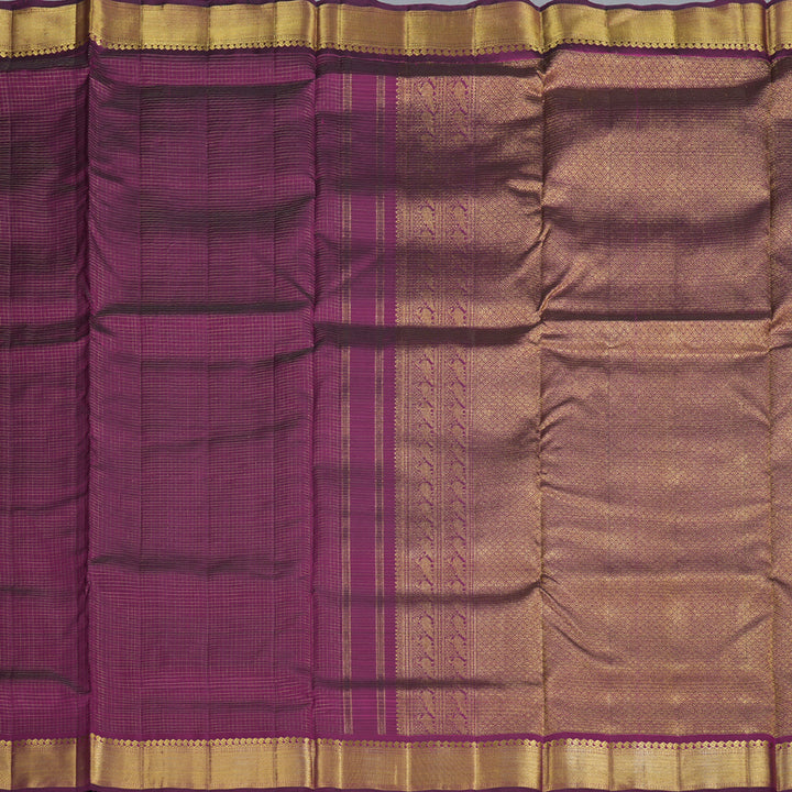 Hayagrivas Handloom Purple Jari Kattam Kanjivaram Silk Saree  BBD1238K38-1