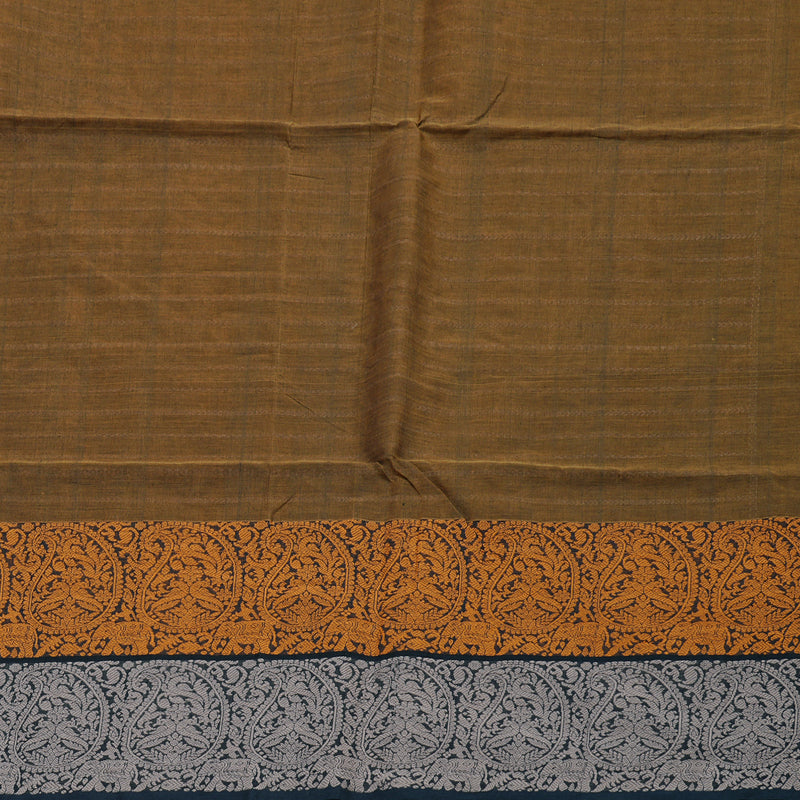 Hayagrivas Handloom Pure Cotton Saree in Soothing Honey Mustard BBD1245K3-2