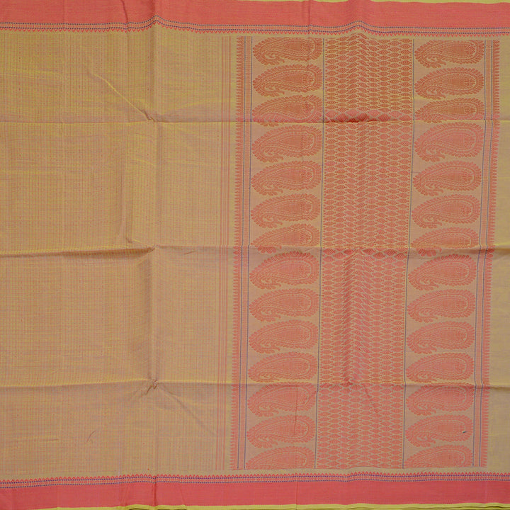 Hayagrivas Handloom Pure Cotton Saree in Ethereal Sandal BBD1247K6-2