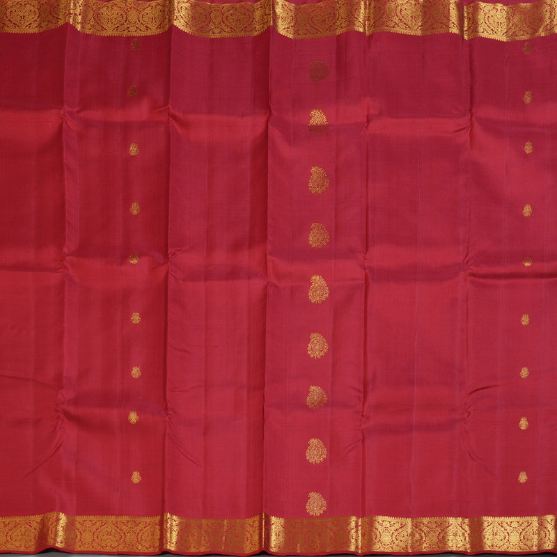 Hayagrivas Gorgeous Maroon Red Handloom Kanjivaram Silk Saree BBD1262K2-1