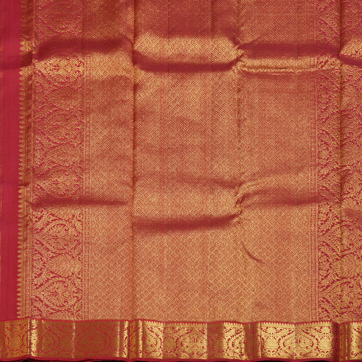 Hayagrivas Gorgeous Maroon Red Handloom Kanjivaram Silk Saree BBD1262K2-1