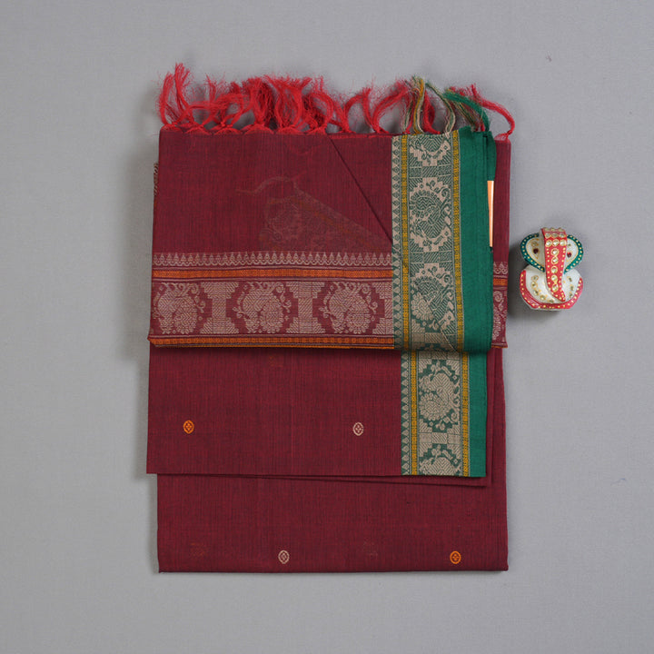 Hayagrivas Handloom Pure Cotton Saree BBD1268K12-1