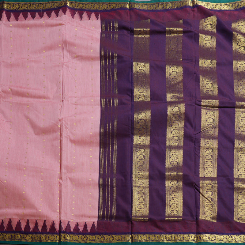 Hayagrivas Ten Yards Semi Silk Saree BBD1271K24-2