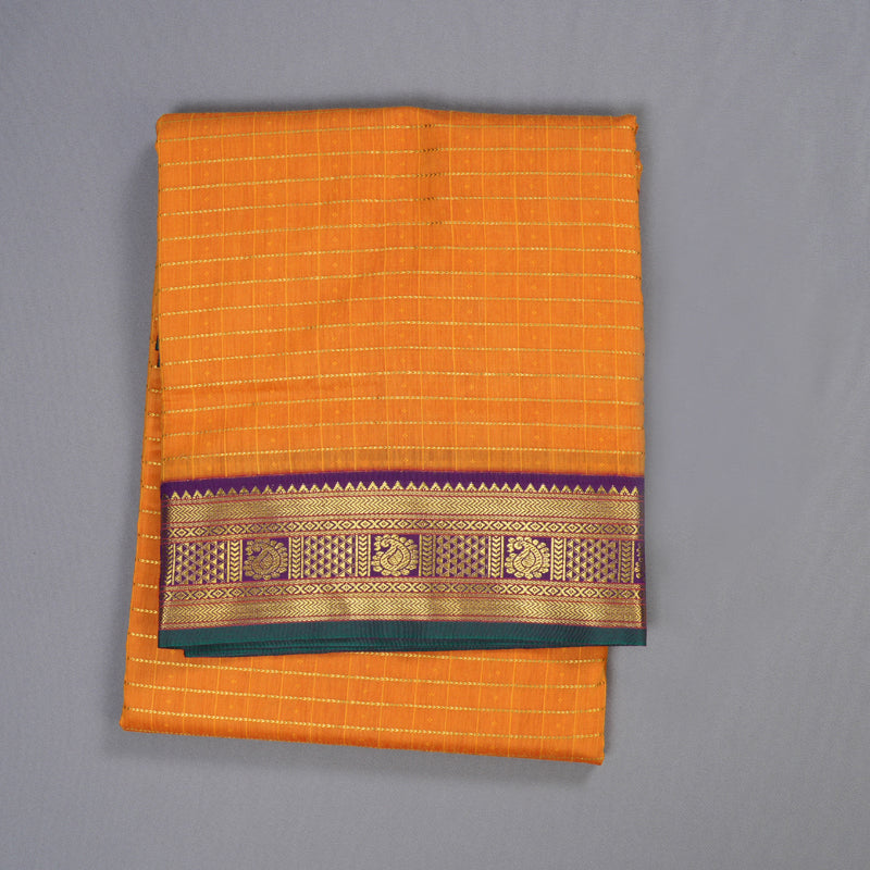 Hayagrivas Ten Yards Semi Silk Saree BBD1271K26-4