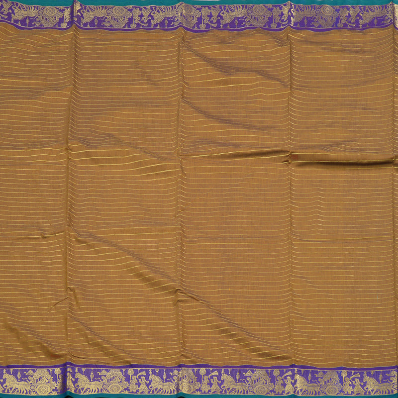 Hayagrivas Ten Yards Semi Silk Saree In Serene Fenugreek BBD1271K27-9