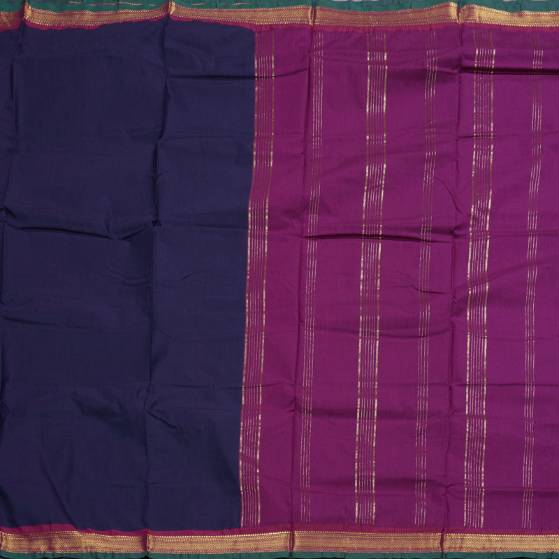 Hayagrivas Ten Yards Semi Silk Saree BBD1271K8-6