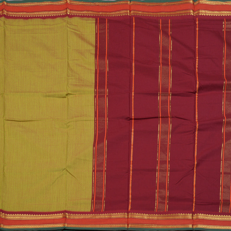 Hayagrivas Ten Yards Semi Silk Saree BBD1271K9-1