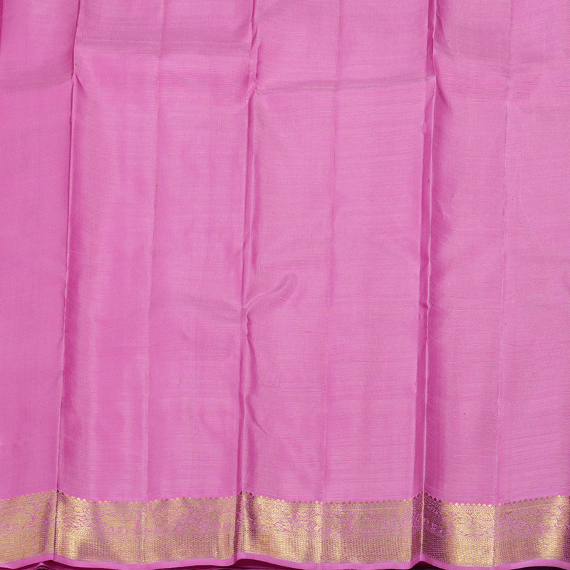 Hayagrivas Nice Pink Handloom Kanjivaram Silk Saree BBD1281K1-1