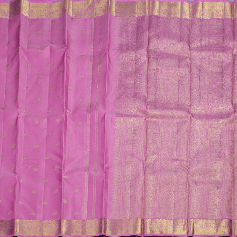 Hayagrivas Nice Pink Handloom Kanjivaram Silk Saree BBD1281K1-1