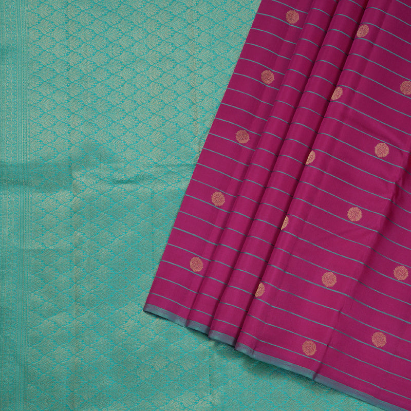 Hayagrivas Pink Handloom Kanjivaram Silk Saree BBD1283K4-1