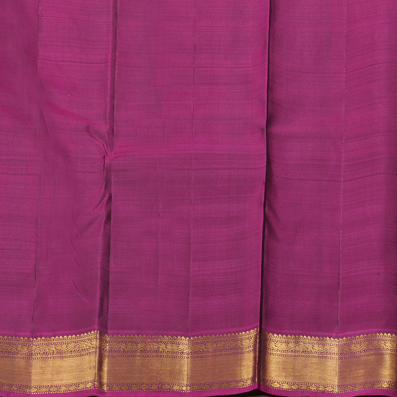 Hayagrivas Handloom Kanjivaram Silk Saree in Refreshing Bottle Green BBD1294L1-5