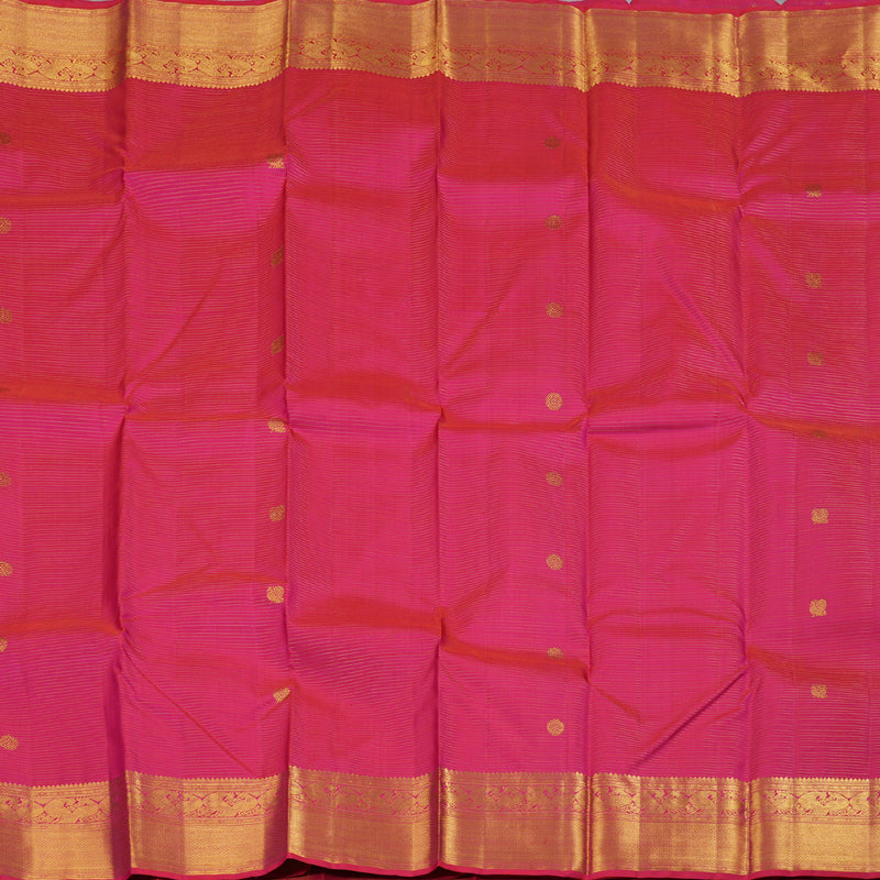 Hayagrivas Reddish Pink Handloom Kanjivaram Silk Saree BBD1294L4-1