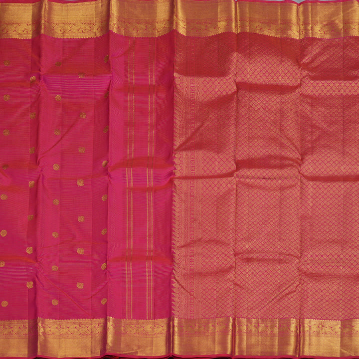 Hayagrivas Reddish Pink Handloom Kanjivaram Silk Saree BBD1294L4-1