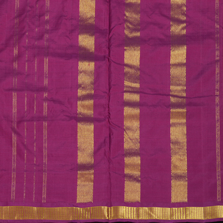 Hayagrivas Magenta Handloom Kanjivaram Silk Saree BBD1297L3-3