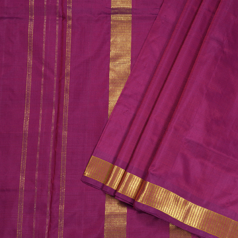 Hayagrivas Magenta Handloom Kanjivaram Silk Saree BBD1297L3-3