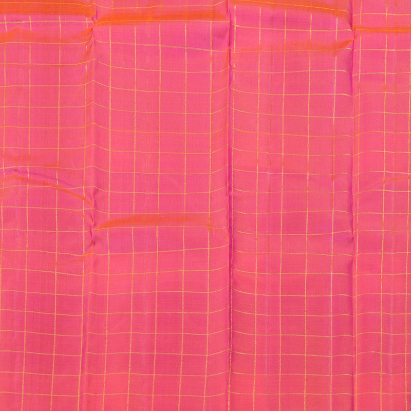 Hayagrivas Handloom Kanjivaram Silk Saree in Eclectic Multi Color Checks BBD1298L1-1