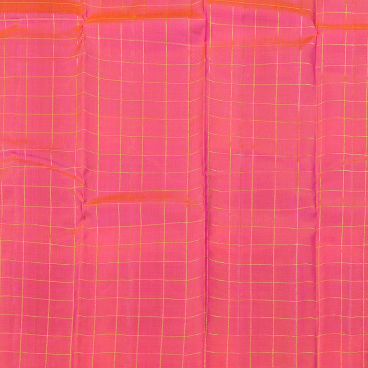 Hayagrivas Handloom Kanjivaram Silk Saree in Eclectic Multi Color Checks BBD1298L1-1