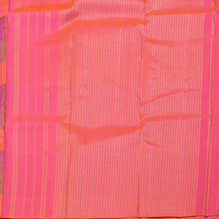 Hayagrivas Handloom Kanjivaram Silk Saree in Eclectic Multi Color Checks BBD1298L1-1