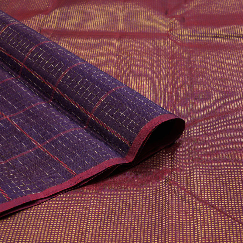 Hayagrivas Dark Blue Handloom Kanjivaram Silk Saree BBD1298L2-1