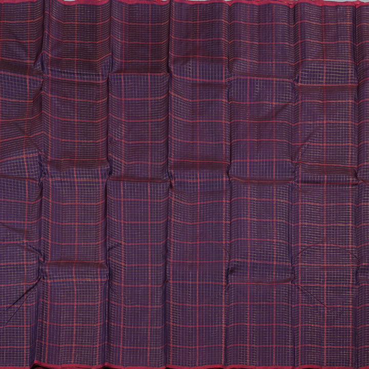 Hayagrivas Dark Blue Handloom Kanjivaram Silk Saree BBD1298L2-1