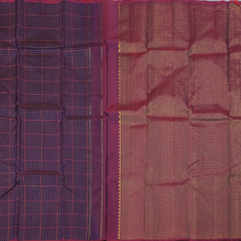 Hayagrivas Dark Blue Handloom Kanjivaram Silk Saree BBD1298L2-1