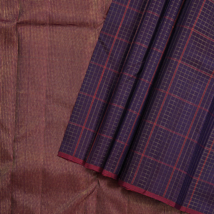 Hayagrivas Dark Blue Handloom Kanjivaram Silk Saree BBD1298L2-1