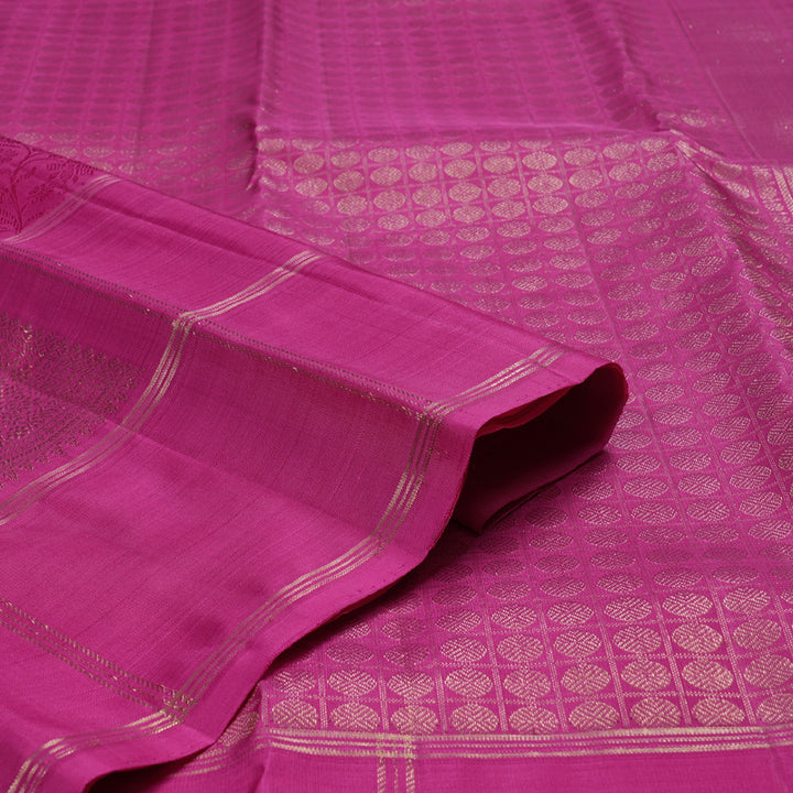 Hayagrivas Purplish Pink Handloom Kanjivaram Silk Saree BBD1299L21-1