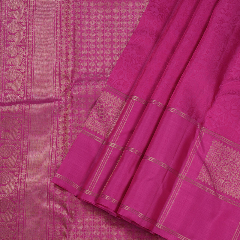 Hayagrivas Purplish Pink Handloom Kanjivaram Silk Saree BBD1299L21-1