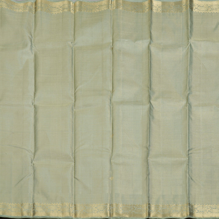 Hayagrivas Pastel Green Handloom Kanjivaram Silk Saree with Pastel Border BBD1299L22-1