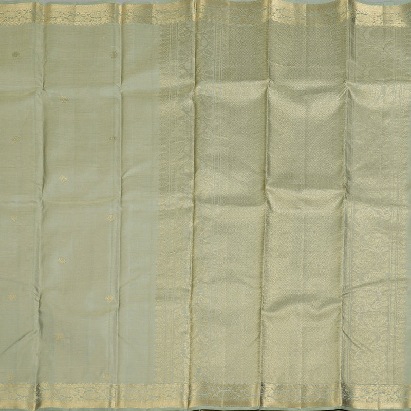 Hayagrivas Pastel Green Handloom Kanjivaram Silk Saree with Pastel Border BBD1299L22-1
