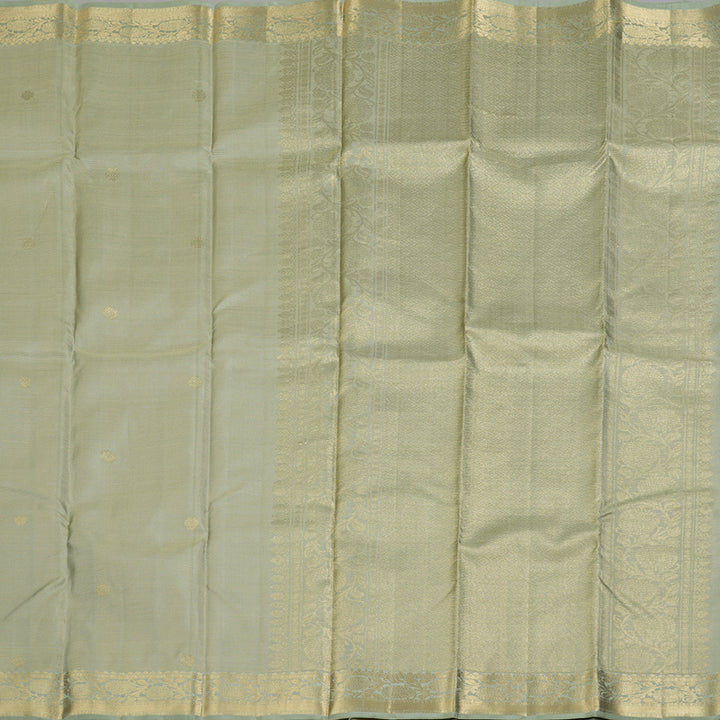 Hayagrivas Pastel Green Handloom Kanjivaram Silk Saree with Pastel Border BBD1299L22-1