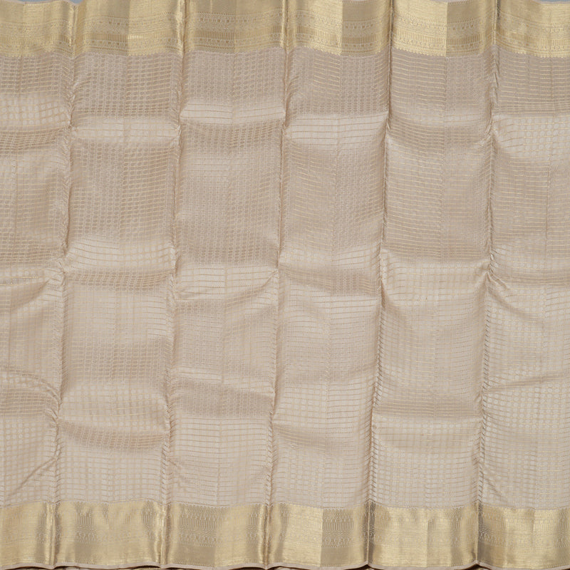 Hayagrivas Sandal Beige Handloom Kanjivaram Silk Saree BBD1299L26-1