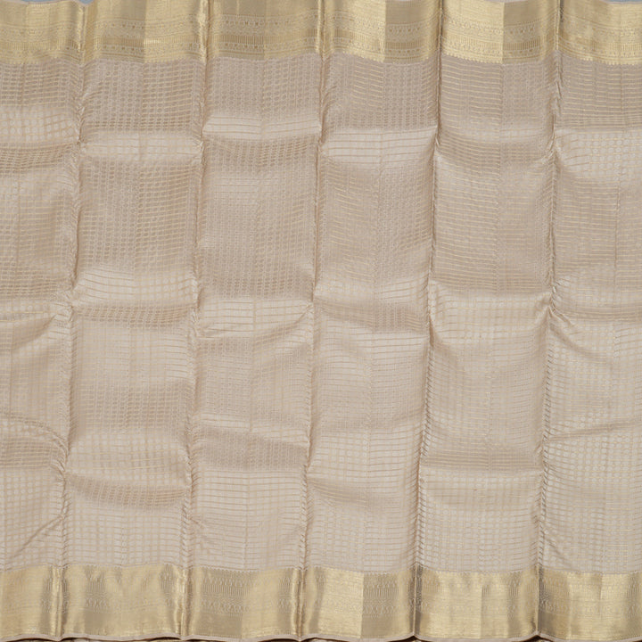 Hayagrivas Sandal Beige Handloom Kanjivaram Silk Saree BBD1299L26-1