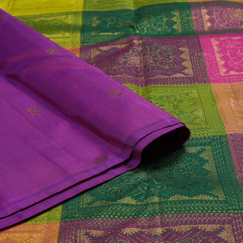 Hayagrivas Purple Handloom Kanjivaram Silk Saree BBD1305L4-2