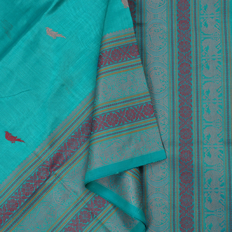 Hayagrivas Handloom Silk Cotton Saree BBD1308L1-1