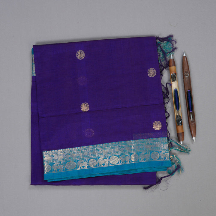 Hayagrivas Handloom Silk Cotton Saree BBD1308L5-6