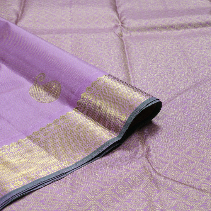 Hayagrivas Lavender Handloom Kanjivaram Silk Saree BBD1310L1-2