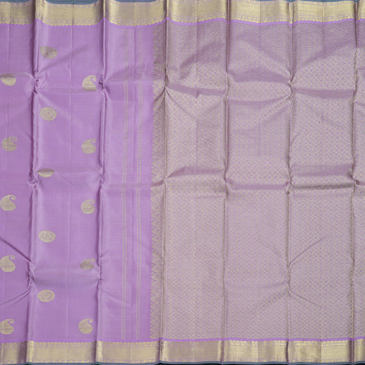 Hayagrivas Lavender Handloom Kanjivaram Silk Saree BBD1310L1-2