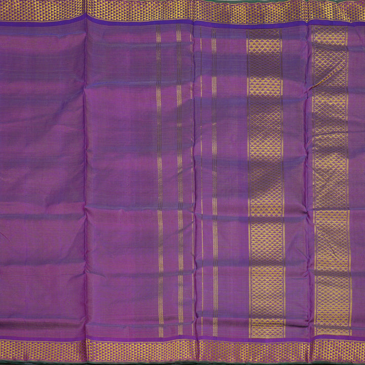 Hayagrivas Handloom Purple Ten Yards Silk Madisar BBD1315L2-2