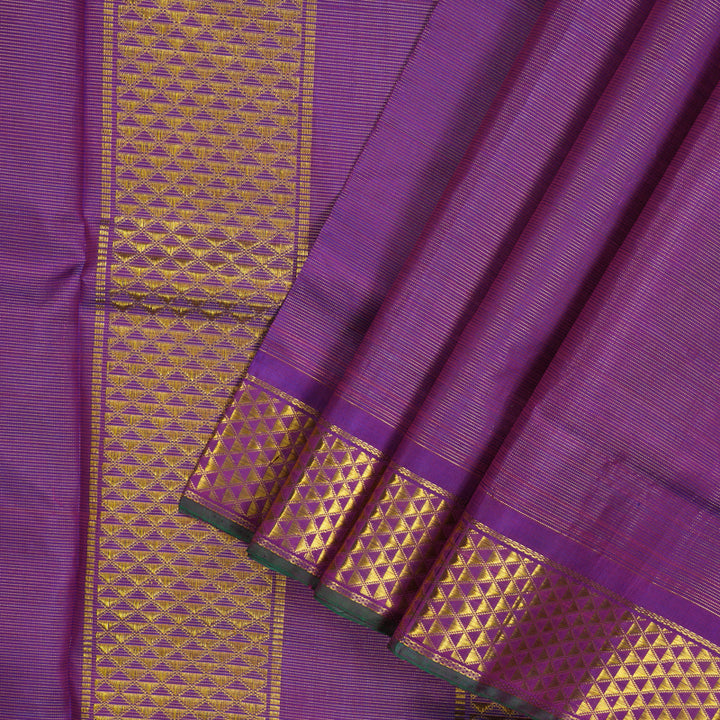 Hayagrivas Handloom Purple Ten Yards Silk Madisar BBD1315L2-2
