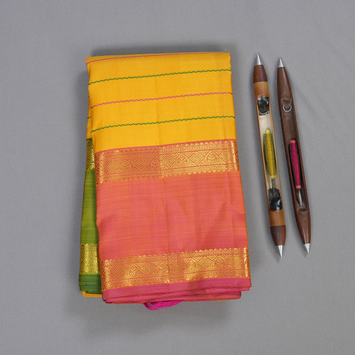 Hayagrivas Handloom Ganga Jamuna Kanjivaram SilK Saree BBD1327L23-1