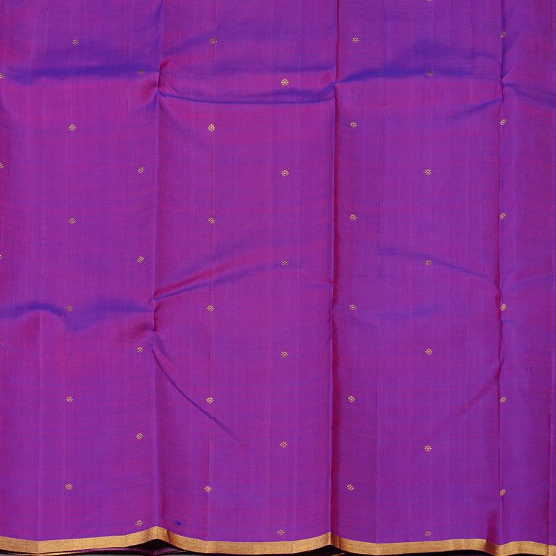 Hayagrivas Handloom Kanjivaram Silk Saree in Opulent Purple BBD1333L8-1