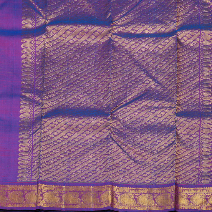 Hayagrivas Handloom Pure Kanjivaram Silk Saree in Mesmerizing Fluorescent Green BBD1334L1-1