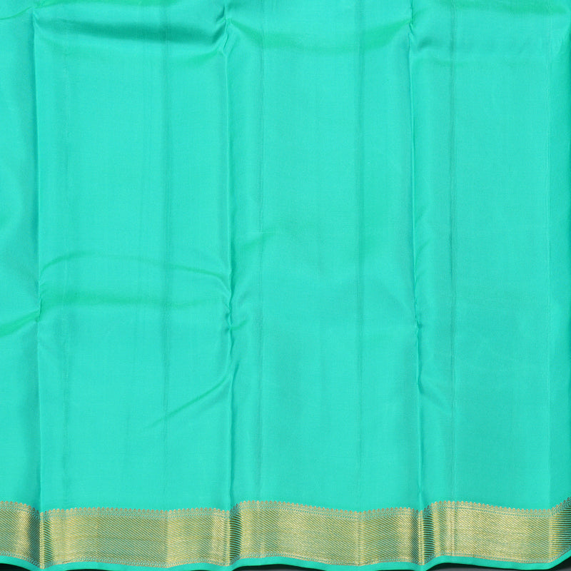 Hayagrivas Handloom Kanjivaram Silk Saree in Captivating blue BBD1340L6-2