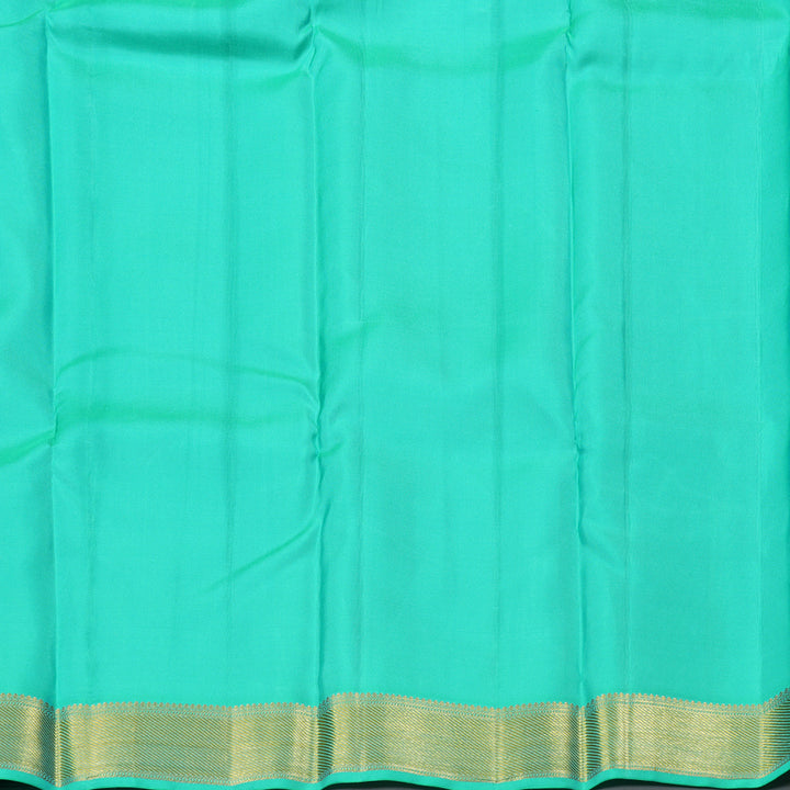 Hayagrivas Handloom Kanjivaram Silk Saree in Captivating blue BBD1340L6-2