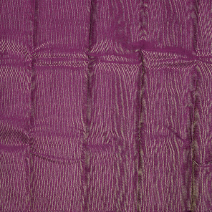 Hayagrivas Purple Handloom Kanjivaram Silk Saree with Purple Turning Border Border BBD1341L12-3