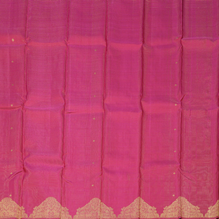 Hayagrivas Dark Pink Handloom Kanjivaram Silk Saree-BBD1341L2-2
