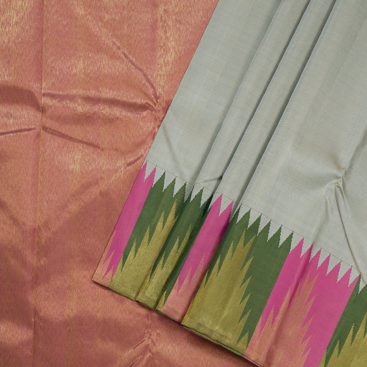 Hayagrivas Handloom Kanjivaram Temple Border Silk Saree BBD1348L1-1