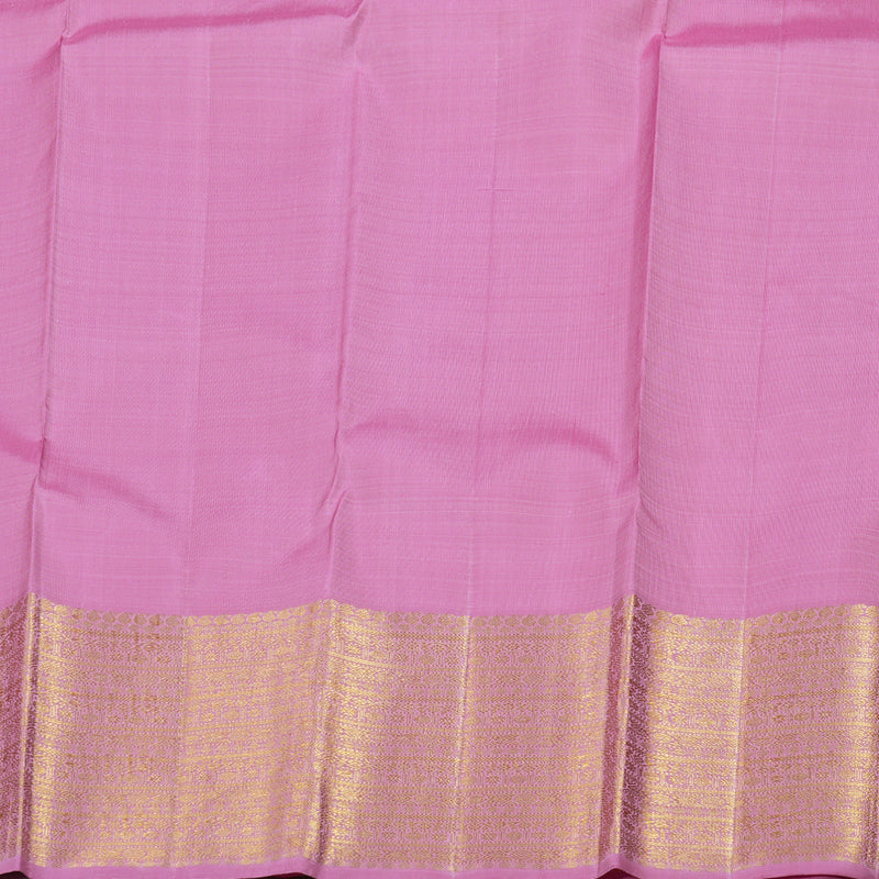 Hayagrivas Rose Pink Handloom Kanjivaram Silk Saree BBD1349L3-1