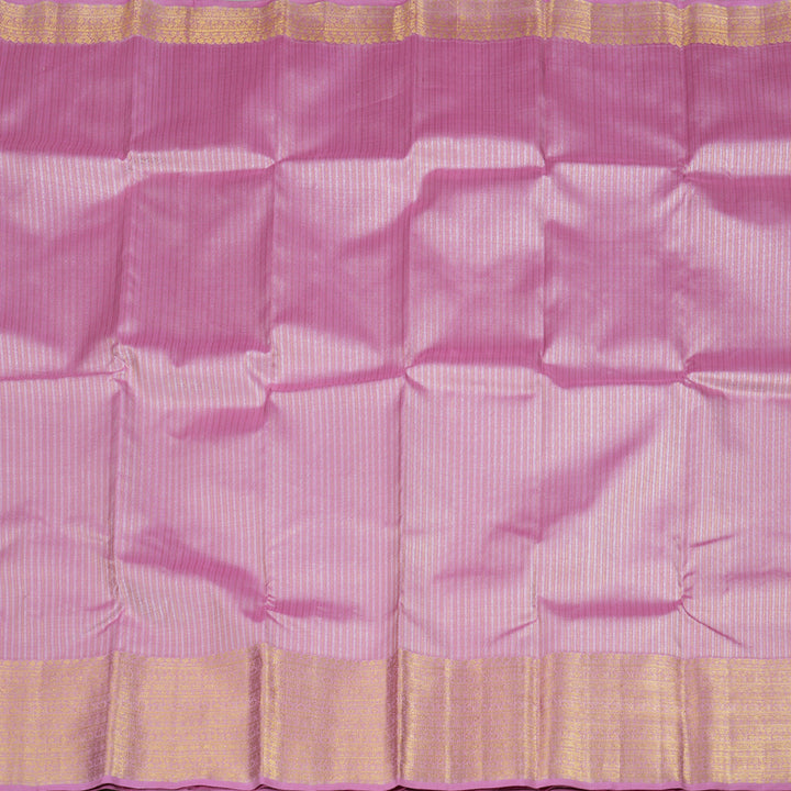 Hayagrivas Rose Pink Handloom Kanjivaram Silk Saree BBD1349L3-1